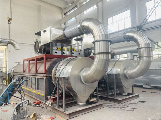 دستگاه لجن خشک کن فاضلاب صنعتی خشک کن چرخشی در صنایع غذایی