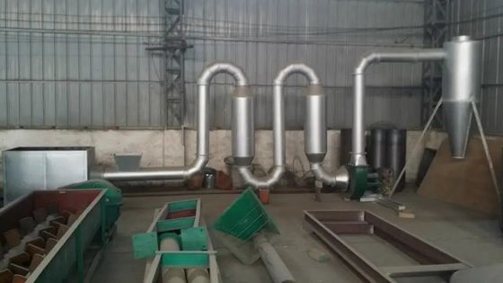 تجهیزات خشک کردن برنج نشاسته لوله پالس خاک اره دستگاه خشک کردن آرد 220V-450V