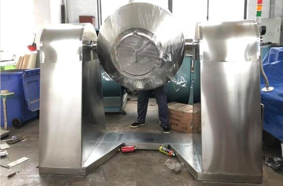 دستگاه های میکسر صنعتی 0.75kw -15kw خشک کن خلاء مخروطی دوار 5000 لیتری
