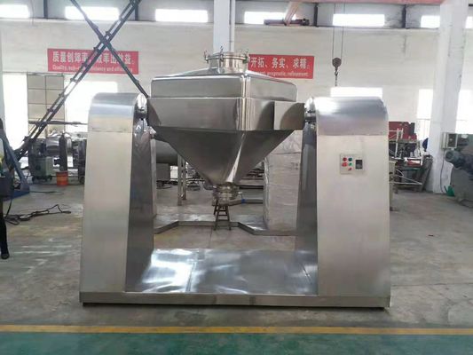 دستگاه مخلوط کن پودر فولاد ضد زنگ 2rpm - 20rpm میکسر مخروطی مربع