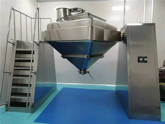 1.5kw-22kw دستگاه های میکسر صنعتی بزرگ میکسر مخروطی مربع برای مواد غذایی / شیمیایی