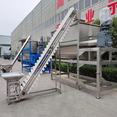 مخلوط کن روبان افقی WLDH 250L-10000L دوبل هلیکس ریبون مخلوط کن
