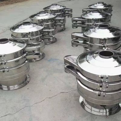 دستگاه روتاری روتاری دایره ای ارتعاشی صفحه نمایش دستگاه پوشش پودری دستگاه الک