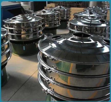 دستگاه روتاری روتاری دایره ای ارتعاشی صفحه نمایش دستگاه پوشش پودری دستگاه الک