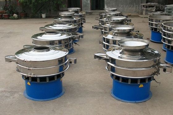 دستگاه روتاری روتاری دایره ای ارتعاشی صفحه نمایش دستگاه پوشش پودری دستگاه الک