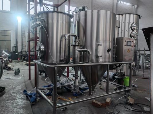 دستگاه خشک کن پرتاب سانتریفیوژ قابل اعتماد دمای ورودی 150-350C ولتاژ 220V/380V/415V